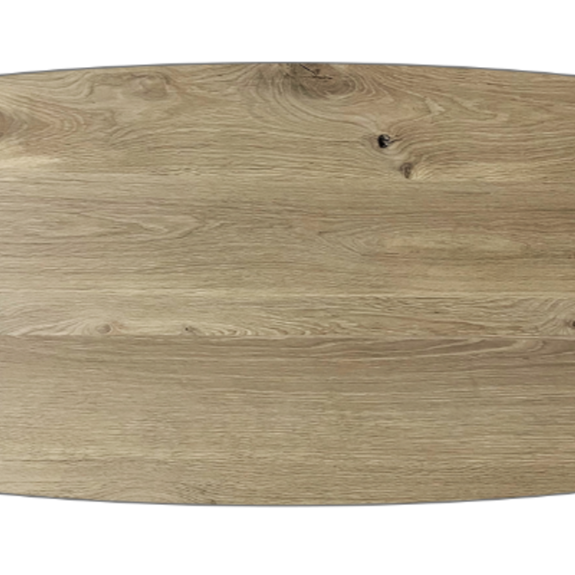 Eettafel Deens ovaal- Angelwings zijpoot