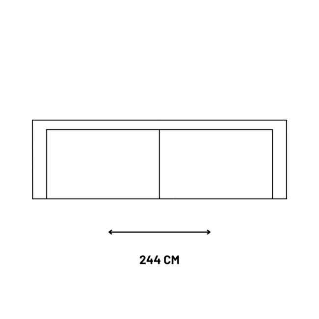 Bank Robin 3,5-zits - geheel naar wens samen te stellen