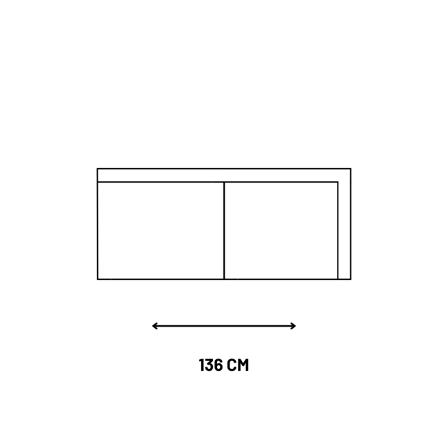 Bank Robin 2-zits AL/AR - geheel naar wens samen te stellen