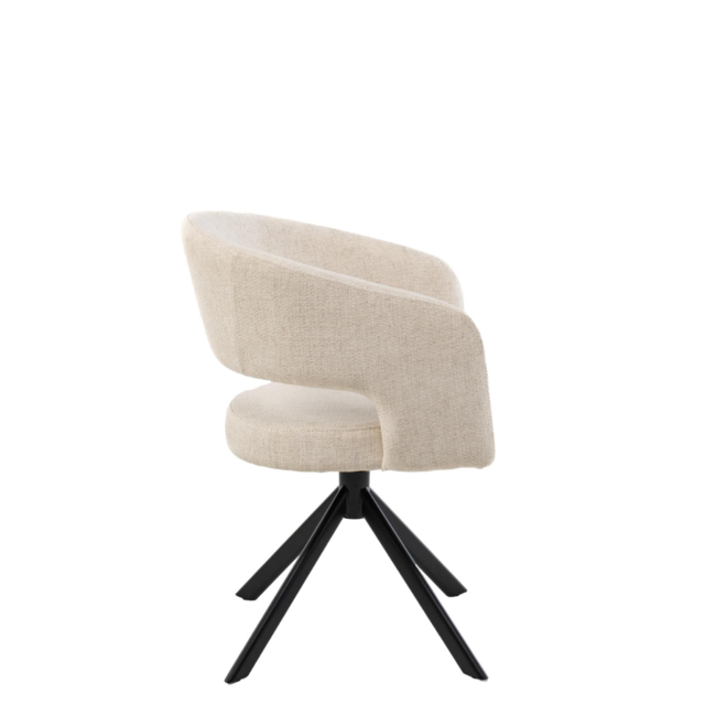 Eetkamerstoel Travis - Tyler Cream 11