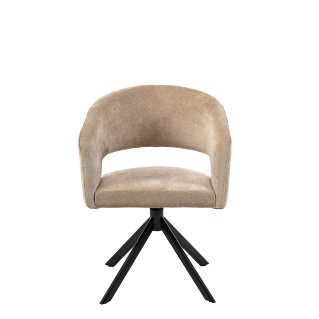 Eetkamerstoel Travis Bruin- Tyler cream 11