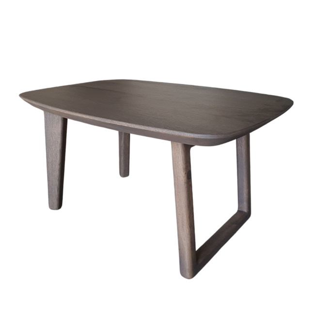 Deens ovale salontafel - Houten poot