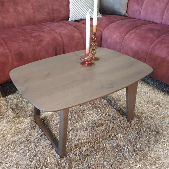 Deens ovale salontafel - Houten poot