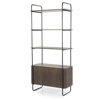 Wandkast James 2deurs bruin