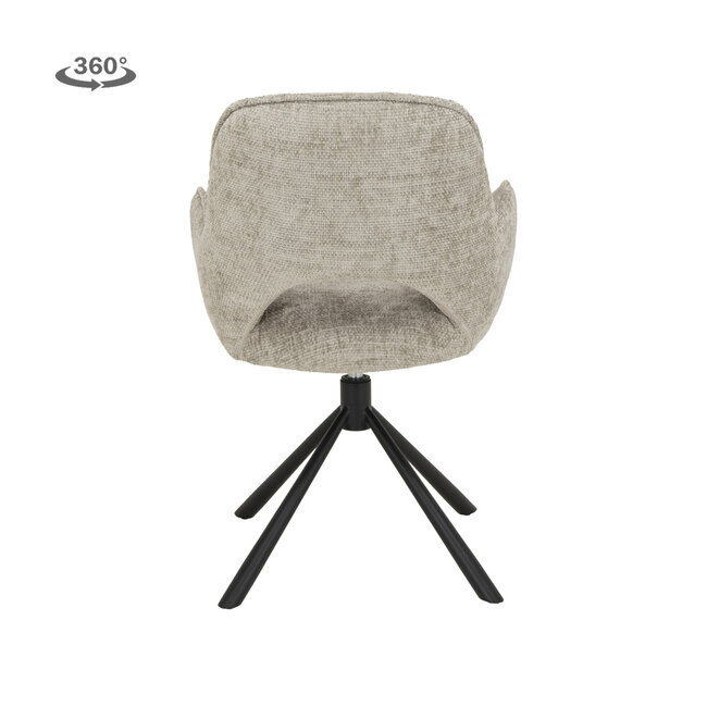 Tower Living Eetkamerstoel Isola draaibaar