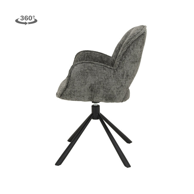 Tower Living Eetkamerstoel Isola draaibaar