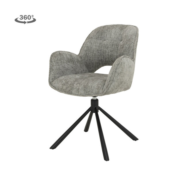 Tower Living Eetkamerstoel Isola draaibaar