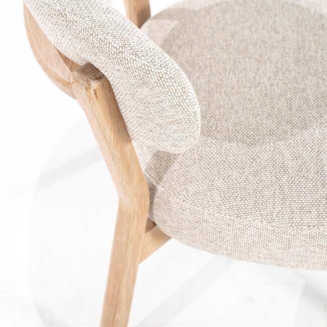 Fauteuil Mikky naturel
