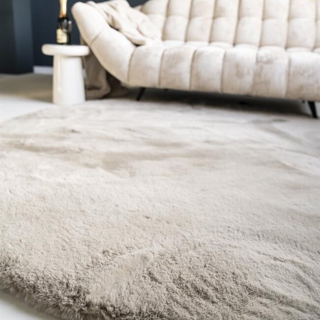 By-Boo Carpet Zena round - grey