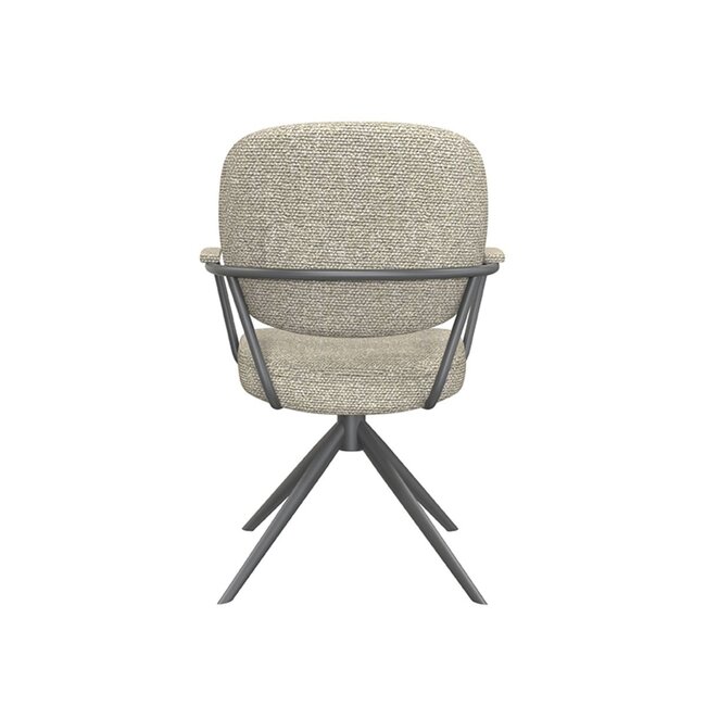 Label 51 Eetkamerstoel Basel - Naturel | Zwart