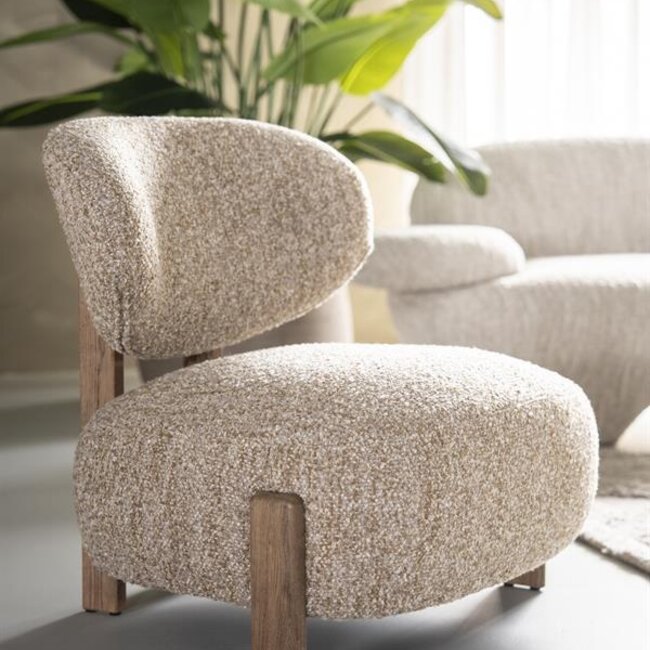 Fauteuil Reza - bruin