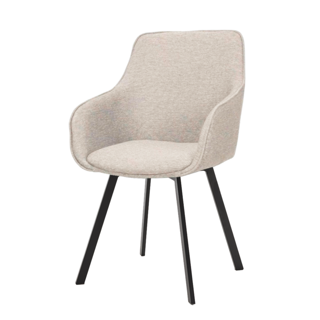 Tower Living Eetkamerstoel Borgo Met armleuning