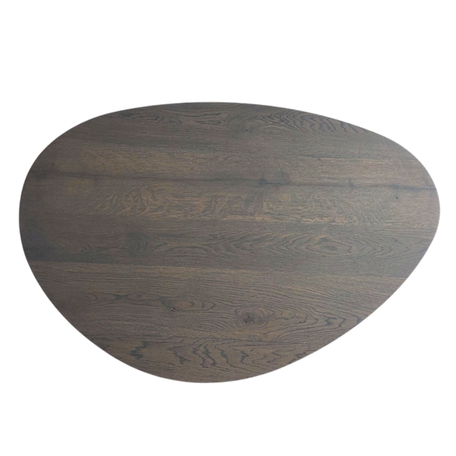 Salontafel Pebble - Houten poten