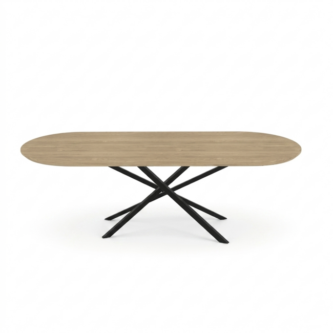 Eettafel Rond ovaal - Mikado
