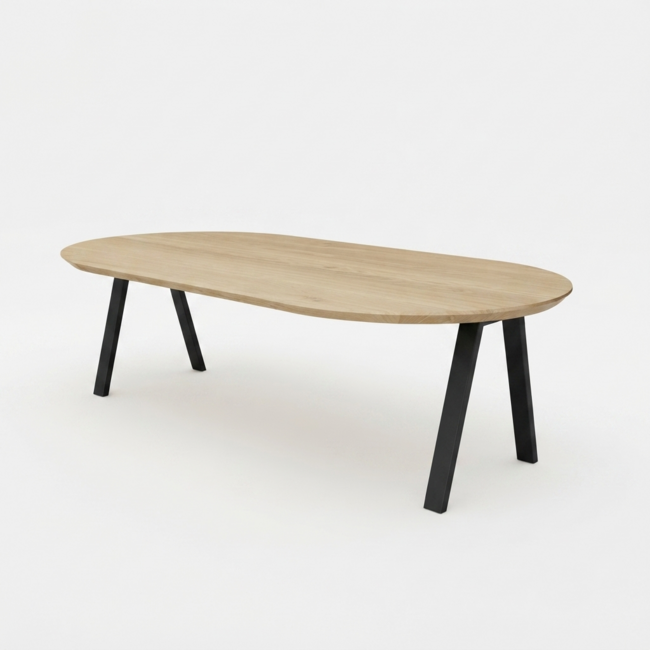 Eettafel Rond ovaal- Huis frame