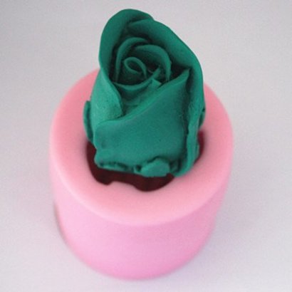 Rose 3D groß - Silikonform Seifenform Duftsteinform Backform