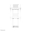 Neomounts  WL55-875WH1 Gemotoriseerde Wandsteun