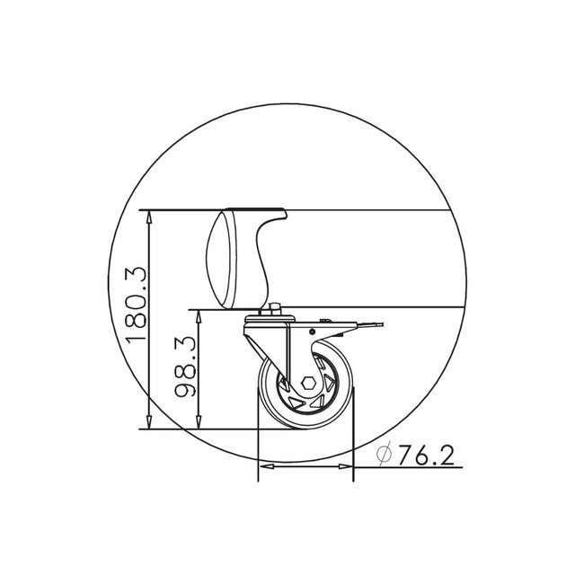 Multibrackets  M Public Floorstand Basic 180