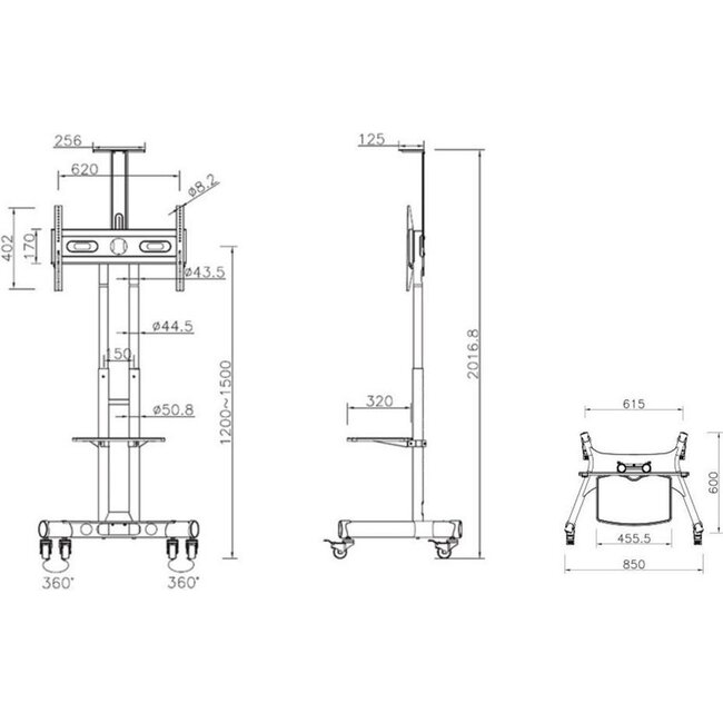 Multibrackets  M Public Floorstand Basic 150