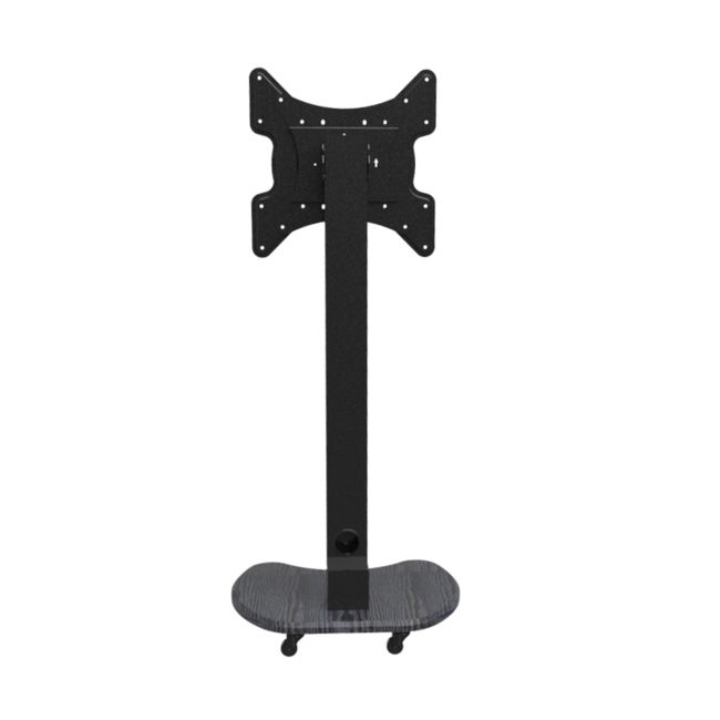 XTRARM Cosmo TV Vloerstandaard  Zwart Verrijdbaar