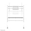 Neomounts FL50-525WH1 TV trolley 55-86" - snelle installatie - TÜV
