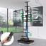 XTRARM Elite Elektrische TV Standaard Walnoot