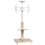 XTRARM Elite Verrijdbare TV Standaard Wit/Beuken Manueel