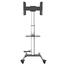 XTRARM Proton 500 Verrijdbare TV Standaard Aluminium = Met 2 stopcontacten en 2 USB poorten