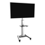 XTRARM Proton 500 Verrijdbare TV Standaard Aluminium = Met 2 stopcontacten en 2 USB poorten