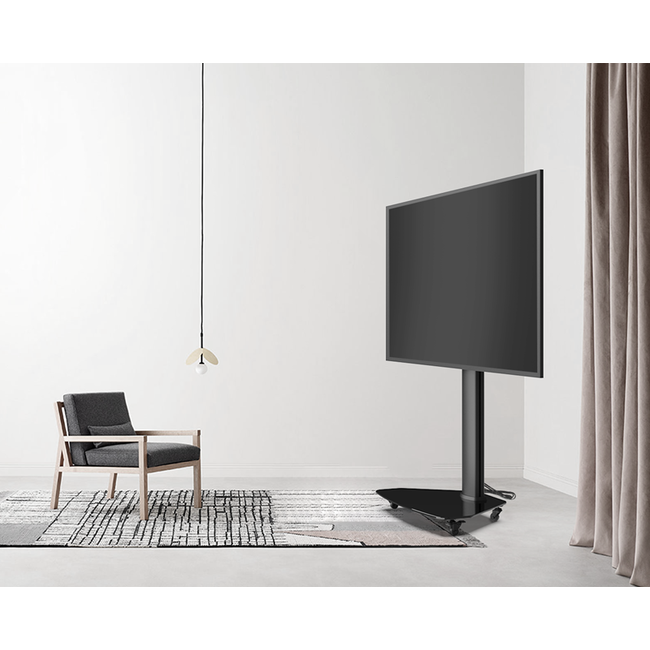 XTRARM Proton 100 Verrijdbare TV Standaard Zwart