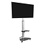 XTRARM Proton 300 Verrijdbare TV Standaard Aluminium - Met 2 stopcontacten