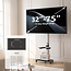 XTRARM Proton 300 Verrijdbare TV Standaard Aluminium - Met 2 stopcontacten