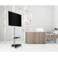XTRARM Proton 300 Verrijdbare TV Standaard Aluminium - Met 2 stopcontacten