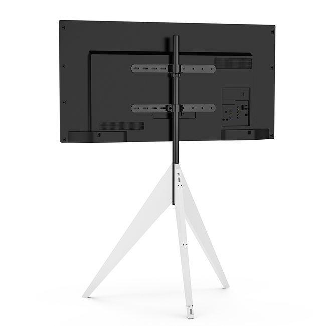 XTRARM Argo Tripod TV Standaard Wit + Kabels verborgen