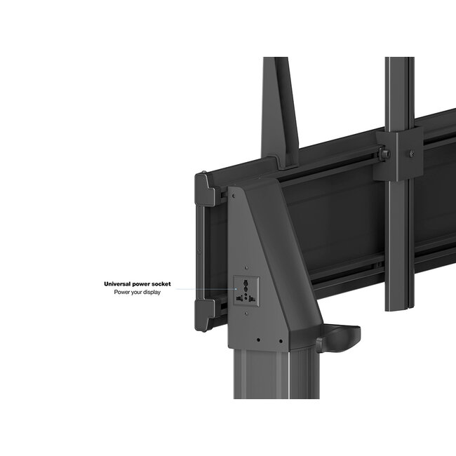 Multibrackets M Motorized Public Floorstand Dual Pillar 180 HD