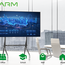 XTRARM Aura XTR-FS5150 – Verrijdbare TV Vloerstandaard 42"-110" Zwart-Snelle Installatie