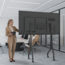 XTRARM Aura XTR-FS5150 – Verrijdbare TV Vloerstandaard 42"-110" Zwart-Snelle Installatie
