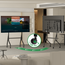 XTRARM Aura XTR-FS5150 – Verrijdbare TV Vloerstandaard 42"-110" Zwart-Snelle Installatie