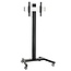 Vogel's SET T 1864 Black - 187 cm Verrijdbare TV Standaard