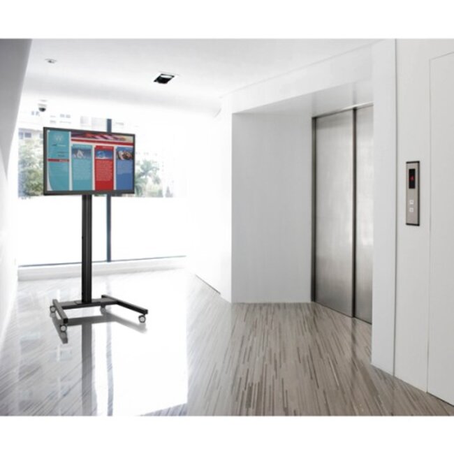 Vogel's SET T 2064 Black - 207 cm Verrijdbare TV Standaard