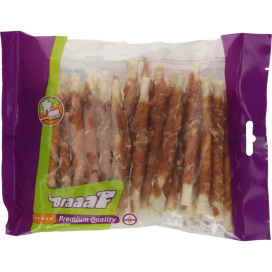 Braaaf Roll Sticks Chicken 12.5 cm (30 stuks)