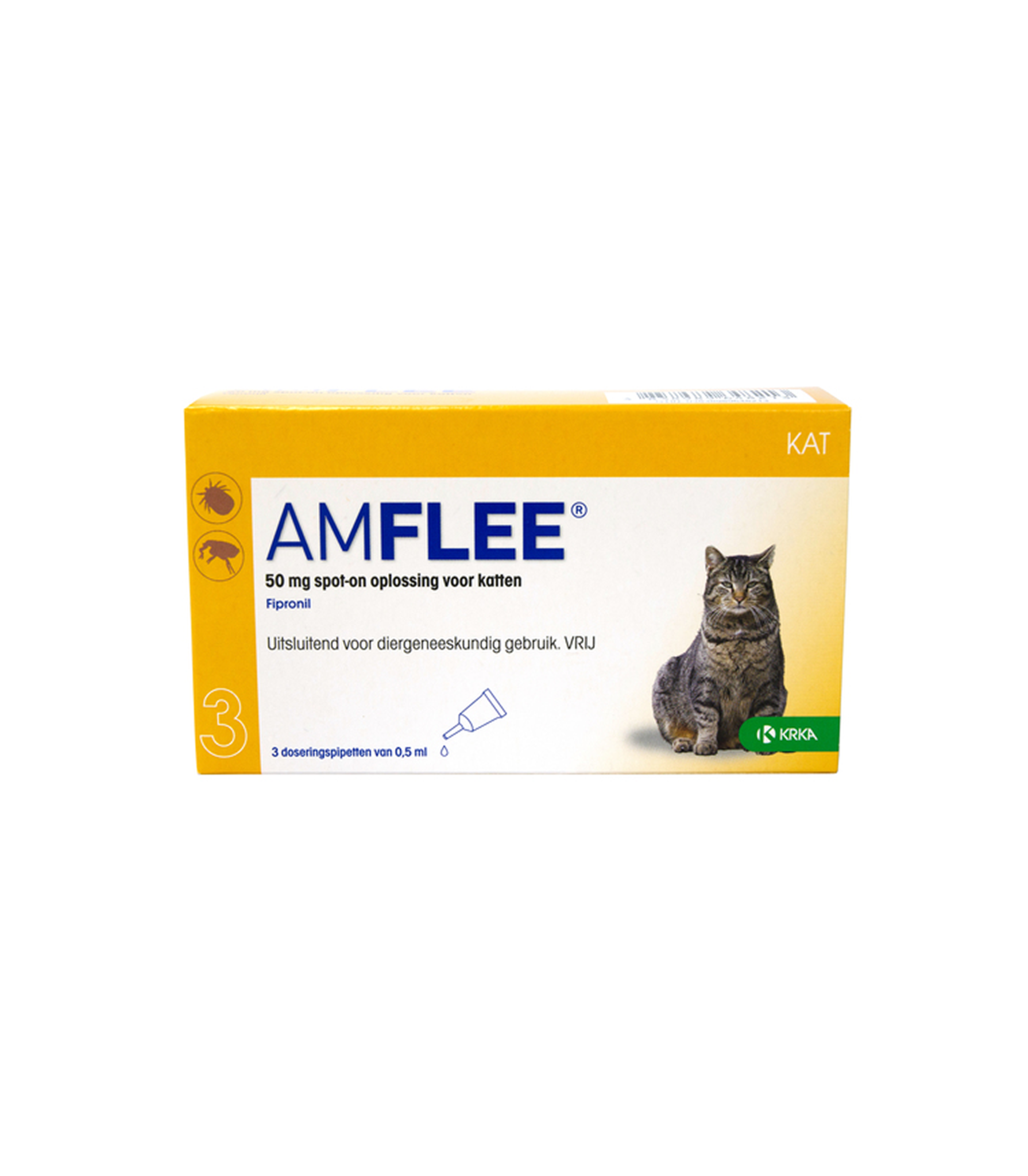 Amflee Spot-on kat tegen en 3 behandelingen (vanaf 1 kg) | Ecodiervoeding.nl