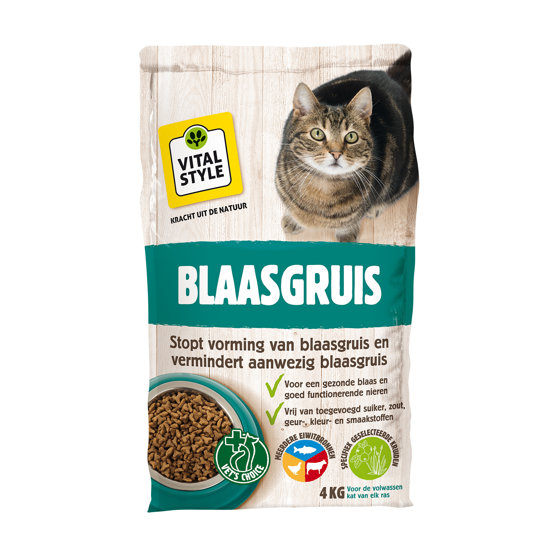 druk Jeugd oneerlijk VITALstyle Blaasgruis ecologische kattenbrokken 4 kg ✓ Aanbieding |  Ecodiervoeding.nl