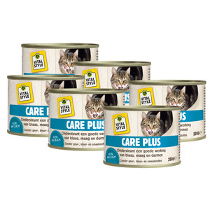 kattenvoeding Care Plus 6x200 gram