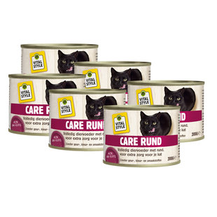 kattenvoeding Care rund 6x200 gram