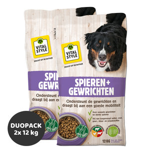 Spieren&Gewrichten hondenbrokken 2x12 kg