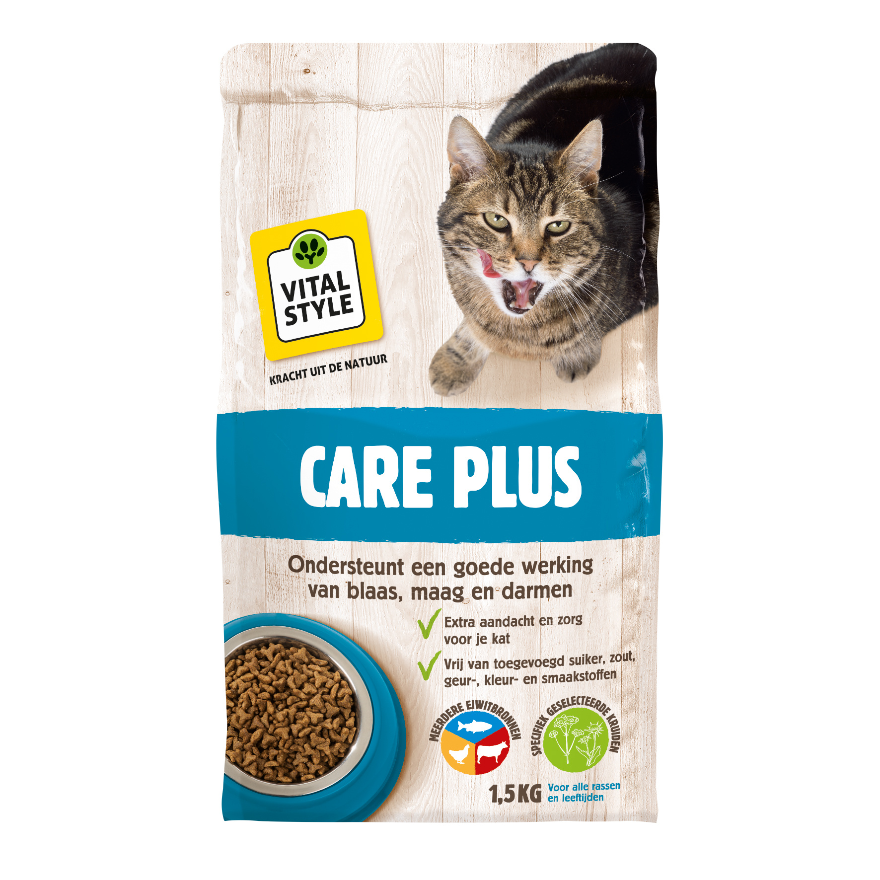 defect maag Dubbelzinnigheid VITALstyle Care kattenbrokken 1,5 kg ✓ | Ecodiervoeding.nl
