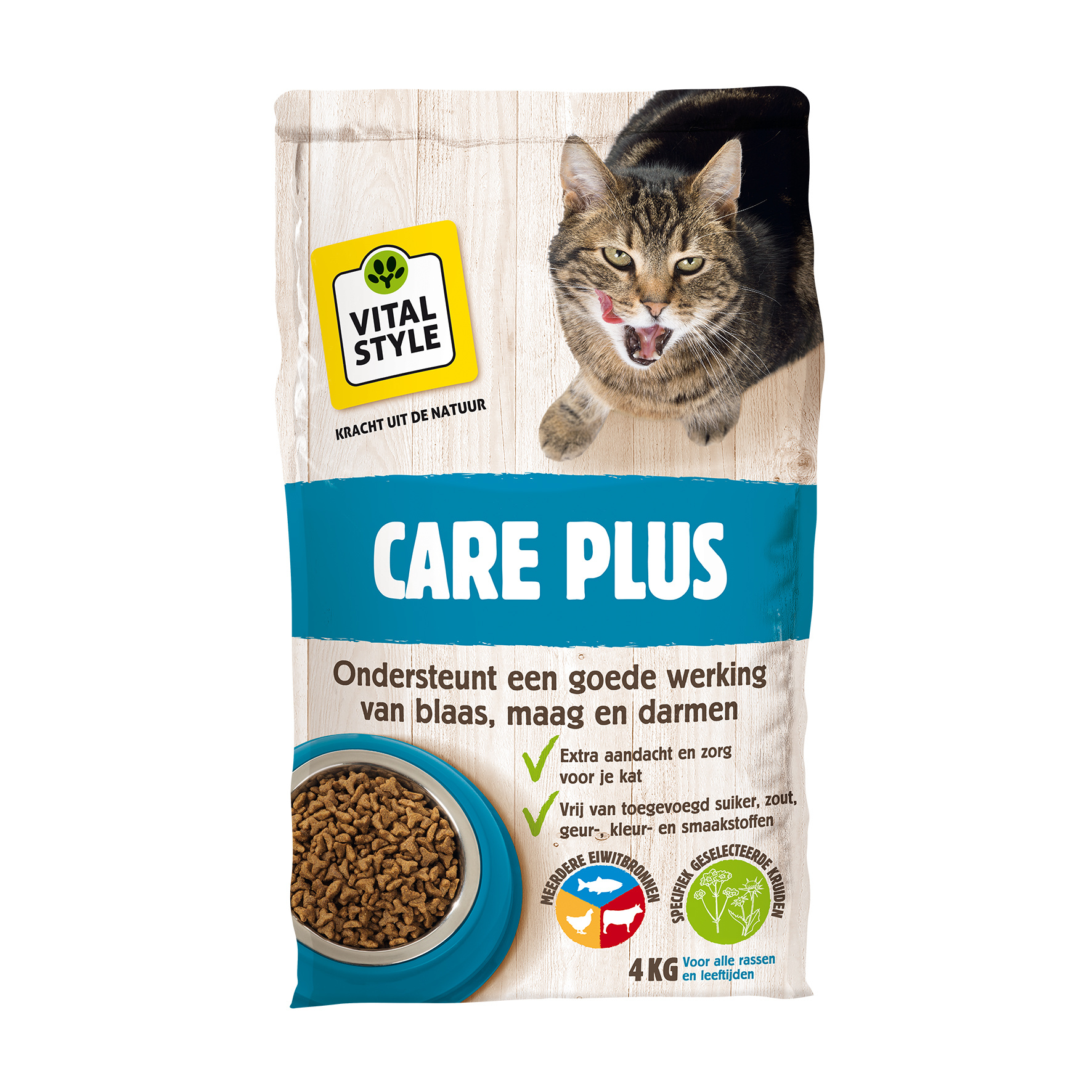 hoop Ontwapening woede VITALstyle Care Plus kattenbrokken 4 kg ✓ | Ecodiervoeding.nl