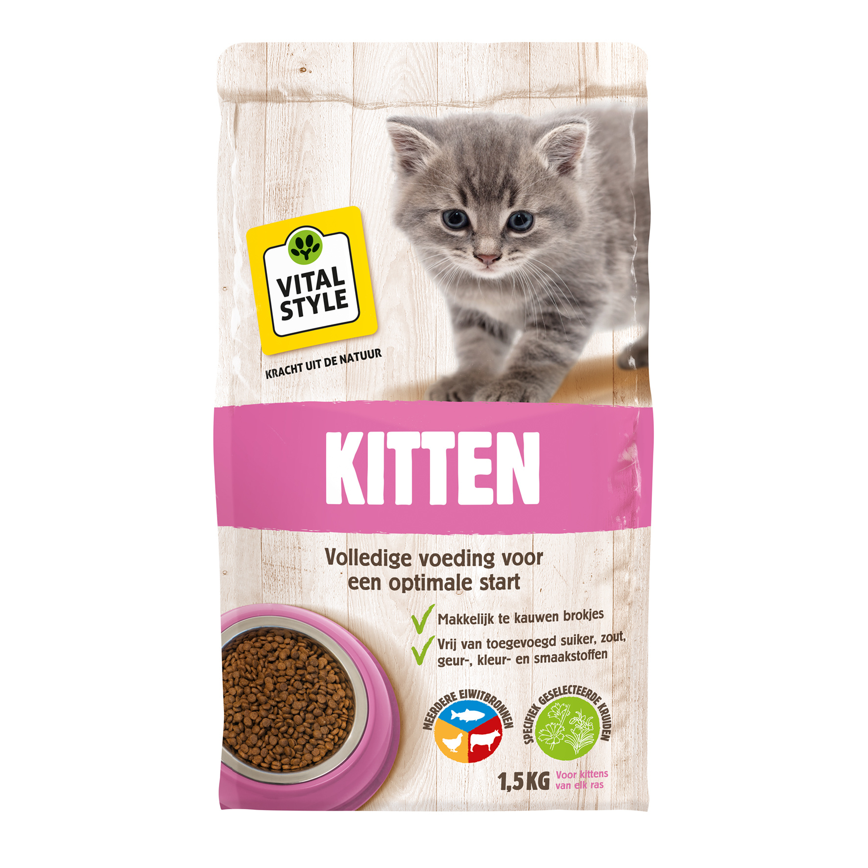 Verantwoordelijk persoon Decoratie waarheid VITALstyle Kitten kattenbrokken 1,5 kg ✓ Voorheen Ecostyle |  Ecodiervoeding.nl