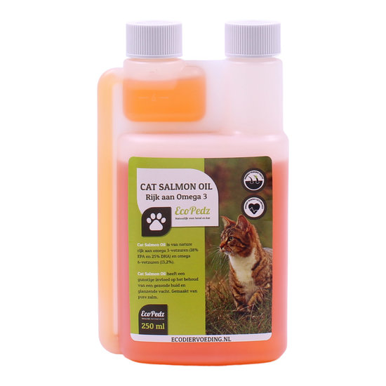 EcoPedz visolie zalm Premium voor katten 250 ml